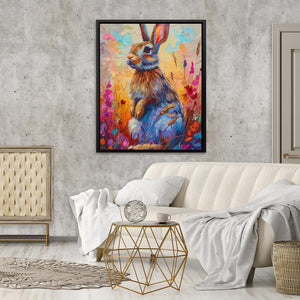 Watercolor Bunny - Luxury Wall Art