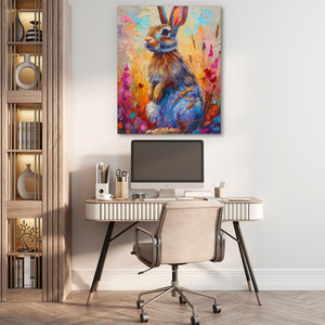 Watercolor Bunny - Luxury Wall Art