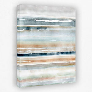 Watercolor Lines - Lines Canvas Wall Art
