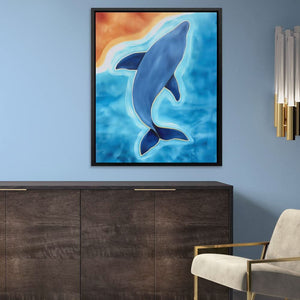 Whale Coast Flow - Luxury Wall Art