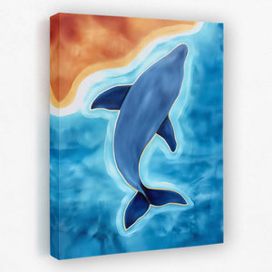 Whale Coast Flow - Luxury Wall Art