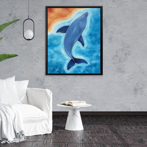 Whale Coast Flow - Luxury Wall Art
