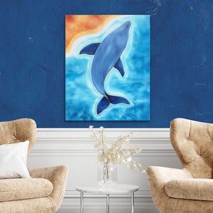 Whale Coast Flow - Luxury Wall Art
