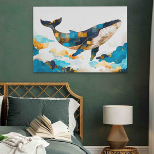 Whale in the Clouds - Luxury Wall Art