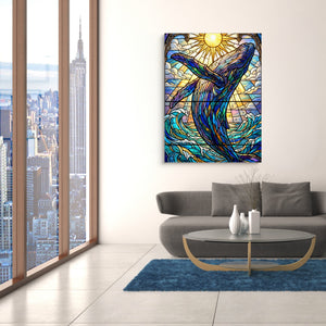 Whale's Ascent โ whale's ascent sq nyc views 1port flush print