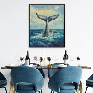 Whale Tail Splash - Luxury Wall Art