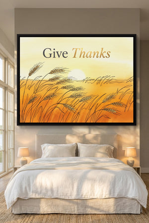 Wheat Golden Sunset — wheat golden sunset p bedroom with window 1land framed black
