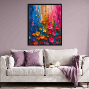 Whimsical Floral - Large Canvas Print