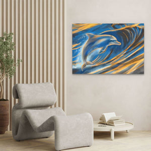 Whispering Dolphin - Luxury Wall Art