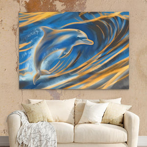 Whispering Dolphin - Luxury Wall Art
