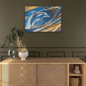 Whispering Dolphin - Luxury Wall Art