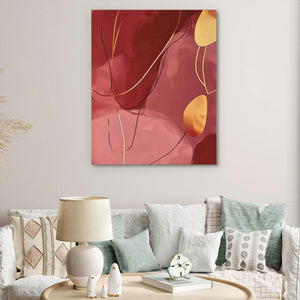 Whispers of Red - Wall Art for Home Office