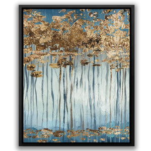 Wiggling Trees - Large Abstract Canvas Print