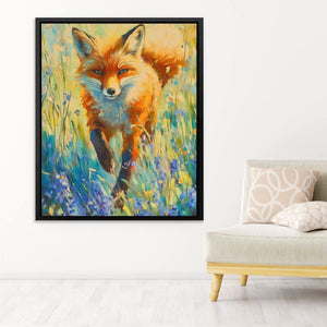 Wildflower Fox - Luxury Wall Art