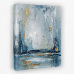 Windy Grey - Gray Canvas Wall Art