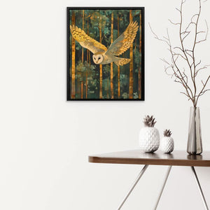 Wings of the Night - Wall Art in Black Frame