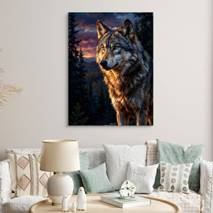 Wolf at Twilight - Luxury Wall Art