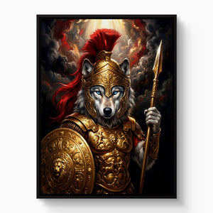 Wolf Centurion โ wolf centurion white studio framed black