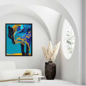 Wolf Elemental Drift - Luxury Wall Art