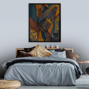 Wolf Through Fragments - Luxury Wall Art