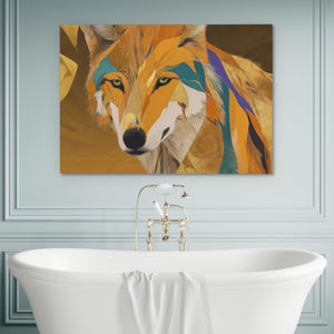 Wolfs Copper Hunt - Luxury Wall Art