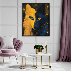 Wolf's Dual Soul - Luxury Wall Art