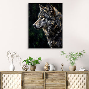 Wolf's Forest Watch - Luxury Wall Art