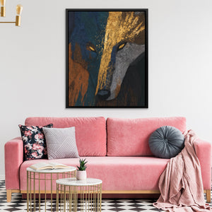 Wolfs Fractured Spirit - Luxury Wall Art