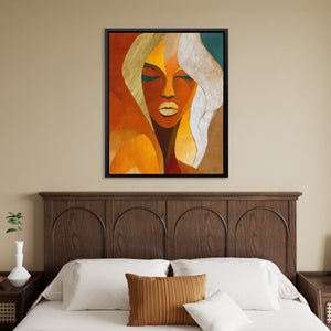 Woman in Copper - Luxury Wall Art