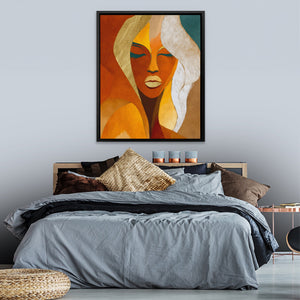 Woman in Copper - Luxury Wall Art