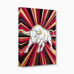 WS Bull Pop 1 - Luxury Wall Art