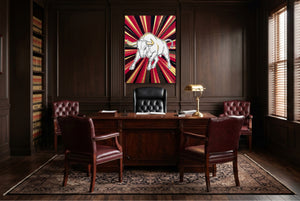 WS Bull Pop 1 โ ws bull pop 1 wooden office with desk 1port flush print