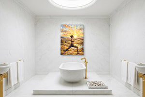 Yogi Golden Sunrise โ yogi golden sunrise luxury bathroom interior 2 1port flush print
