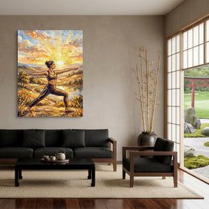 Yogi Golden Sunrise โ yogi golden sunrise sq japanese garden 1port flush print