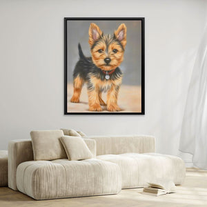 Yorkshire Terrier Portrait - Dog Art for Kitchen
