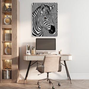 Zebra Op Art - Luxury Wall Art