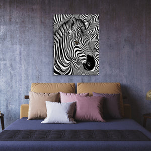 Zebra Op Art - Luxury Wall Art