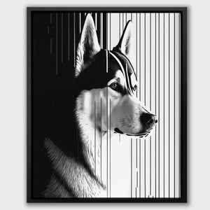 Husky Gaze - Luxury Wall Art