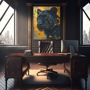 Glimmering Leopard - Luxury Wall Art