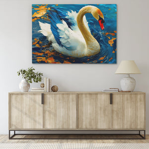 Goose on the Lake - Luxury Wall Art