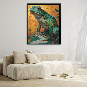 Green Frog - Luxury Wall Art