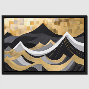 High Seas - Oceanic Wall Art in Black Frame