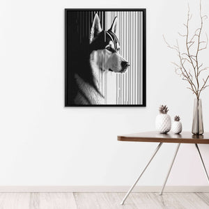 Husky Gaze - Luxury Wall Art