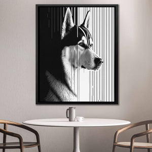 Husky Gaze - Luxury Wall Art