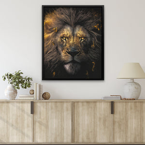 Immortal Lion - Luxury Wall Art - Canvas Print