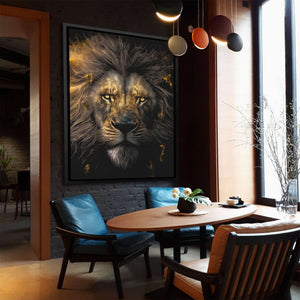 Immortal Lion - Luxury Wall Art - Canvas Print