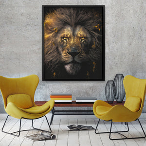 Immortal Lion - Luxury Wall Art - Canvas Print