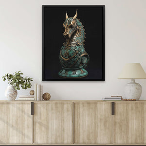 Jade Horse - Large Canvas Print
