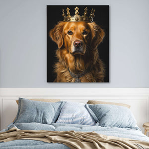 King Golden - Large Canvas Print