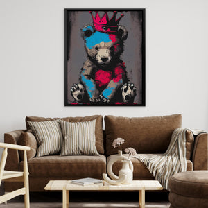 King Teddy - Luxury Wall Art
